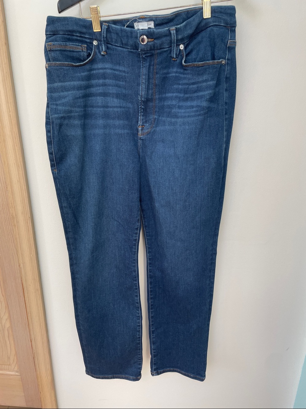 Good American always fit  good curve straight jeans 14-18